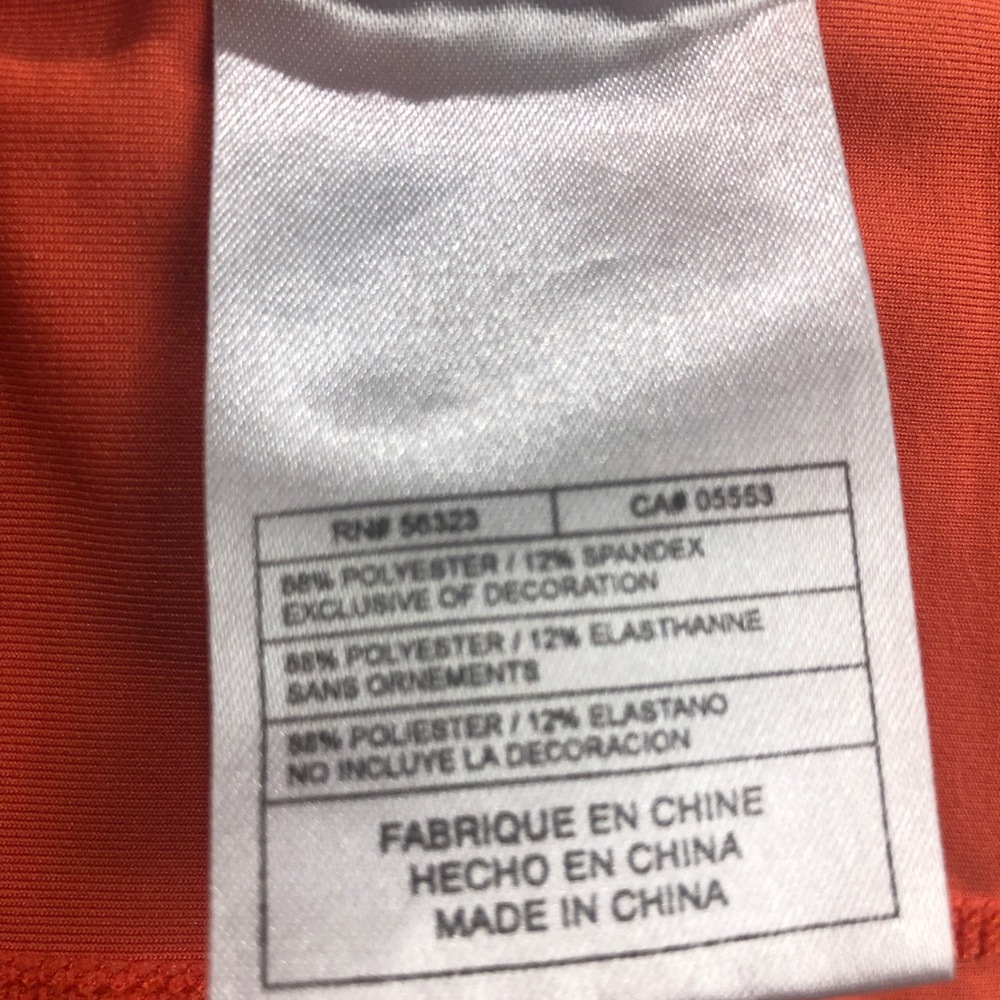 Vintage Nike Y2K Orange Tank Dri Fit - Picture 8 of 9